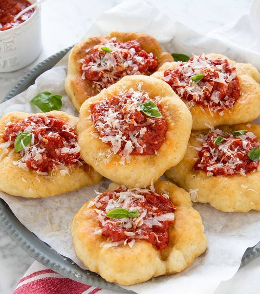 Frittierte Pizzen