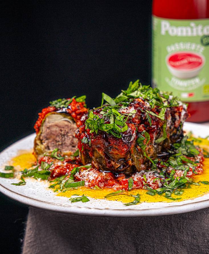 Kohlrouladen in Tomatensauce