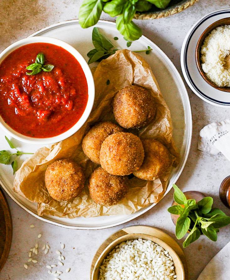 Risottobällchen mit Prosciutto