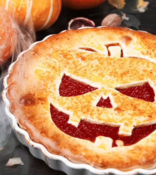 Pikante Halloween-Torte