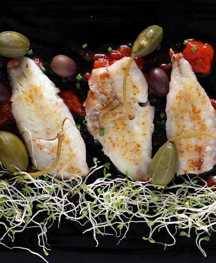 Meerbarben auf sizilianische Art