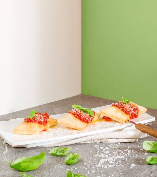 Dreierlei Mini-Pizzen