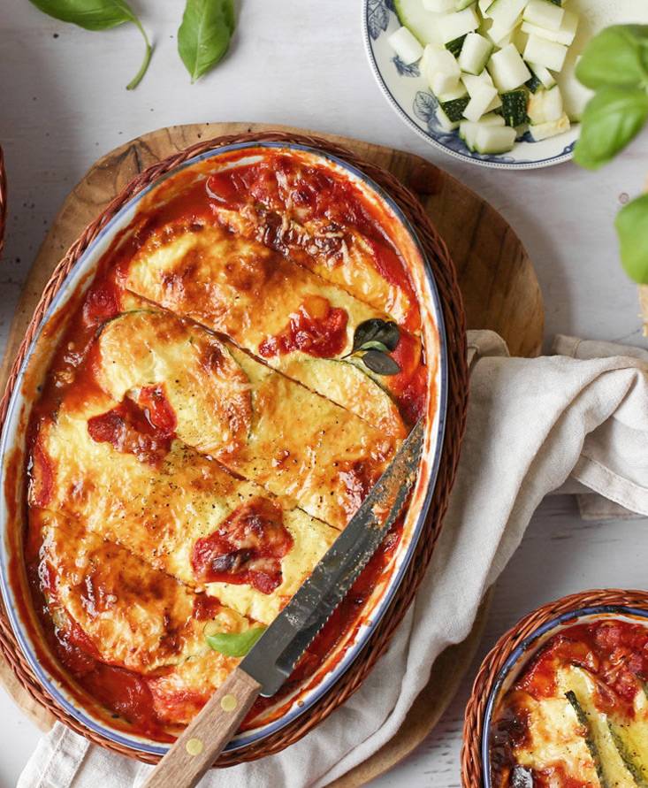 Vegetarische Zucchini Lasagne