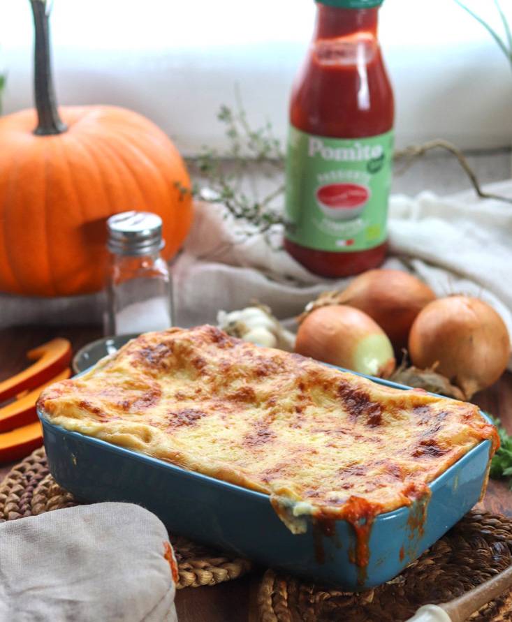 Kürbis Lasagne