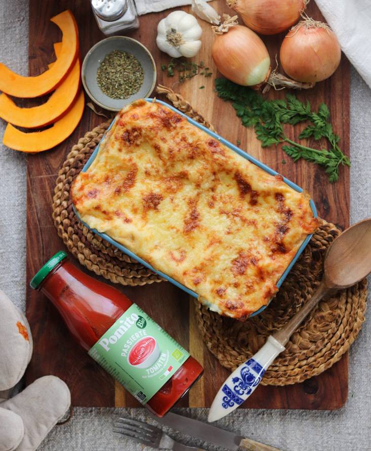Kürbis Lasagne